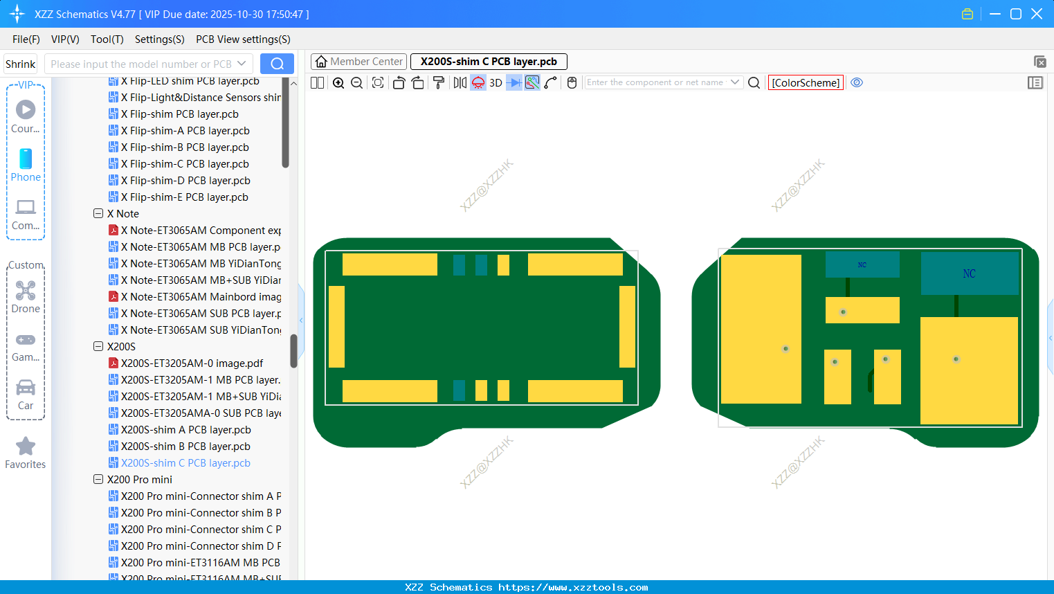 VIVO X200S-shim C PCB Layer